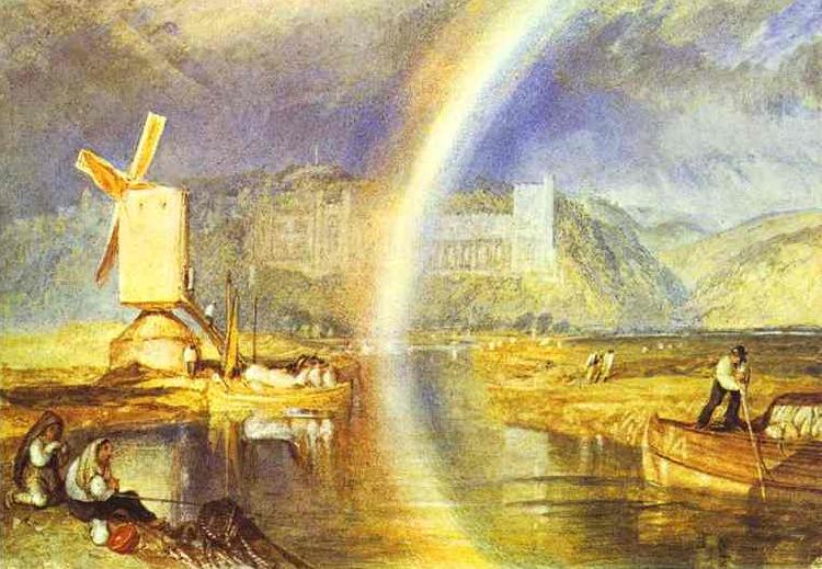 J.M.W. Turner Arundel Castle, with Rainbow. Germany oil painting art
